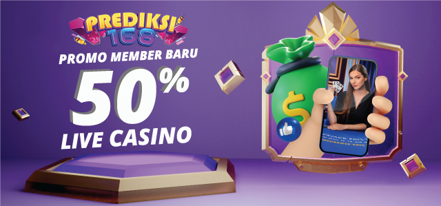 BONUS NEW MEMBER LIVE CASINO 50%