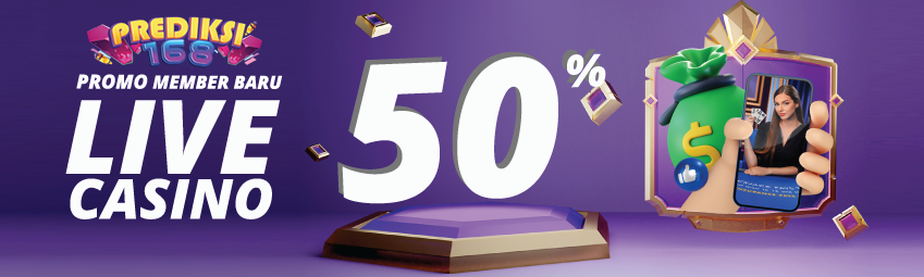 BONUS NEW MEMBER LIVE CASINO 50%