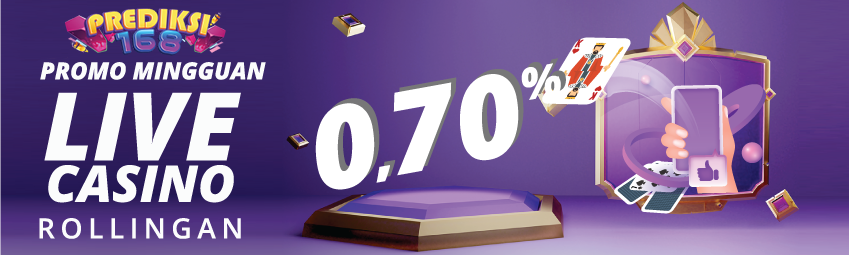 ROLLINGAN KOMISI LIVE CASINO 0.7%